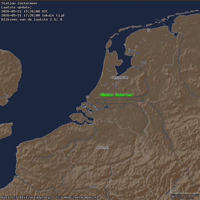 onweer weerzoetermeer Nederland